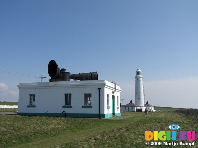 SX05171 Fog horns and Nash Point lighthouse